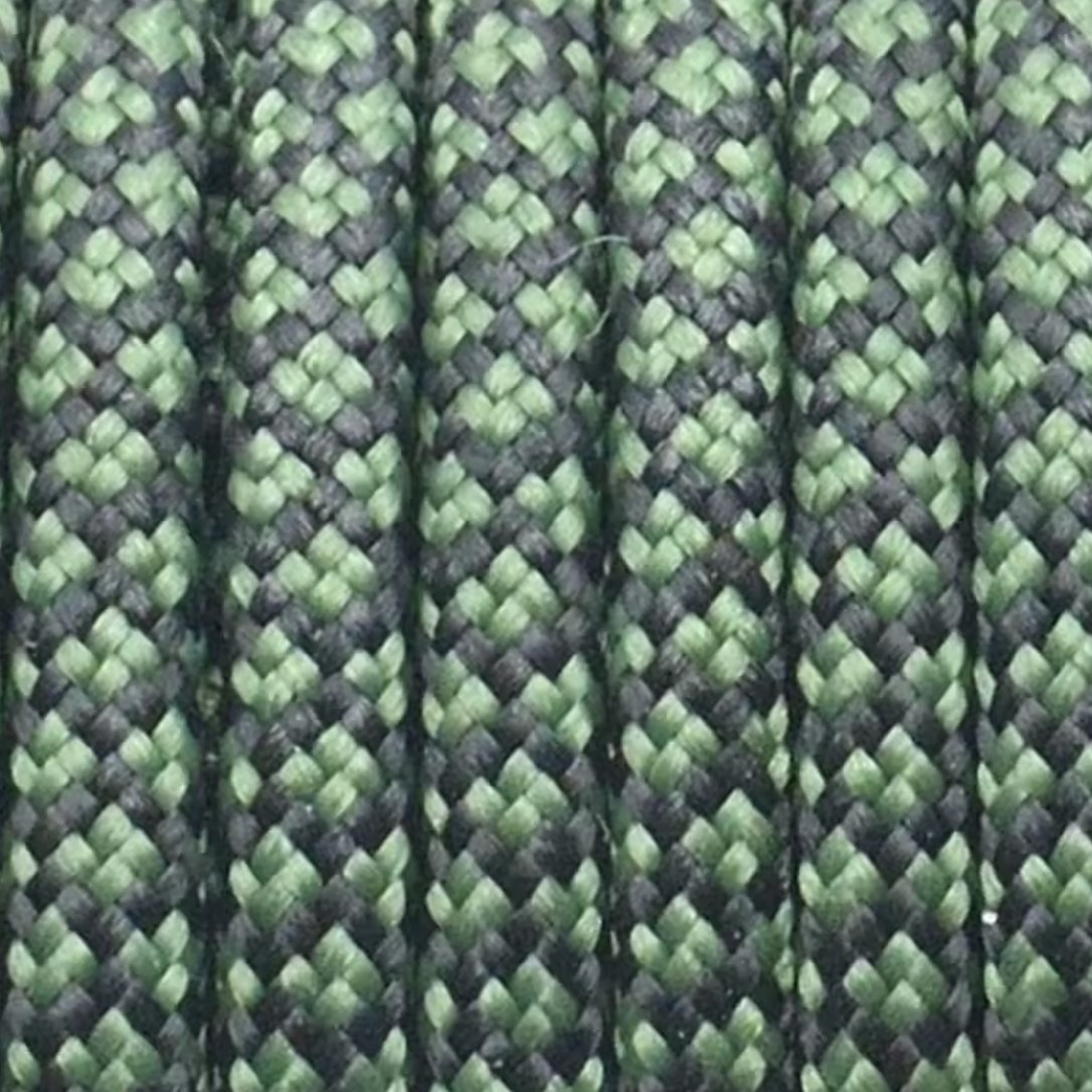 Parakoord Groen zwart 4mm - 1 meter-koord-Kraaltjes van Renate