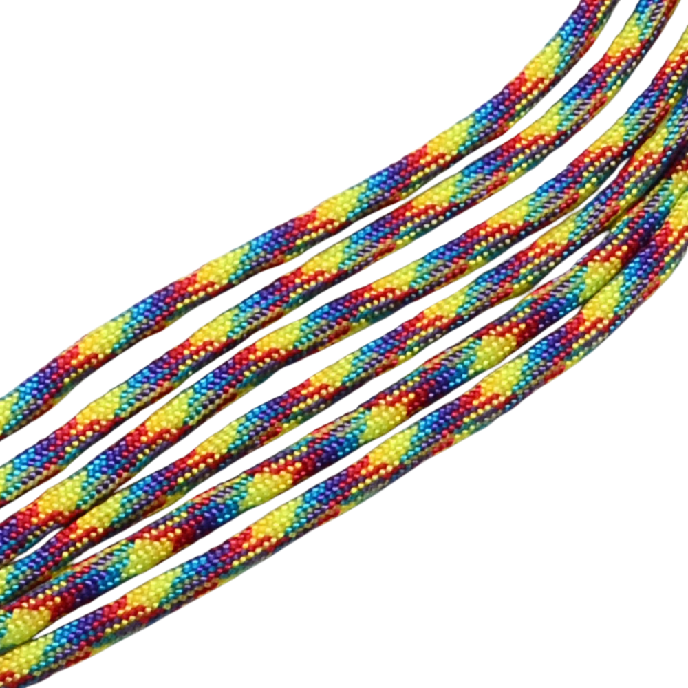 Parakoord Multicolor 4mm - 1 meter-koord-Kraaltjes van Renate