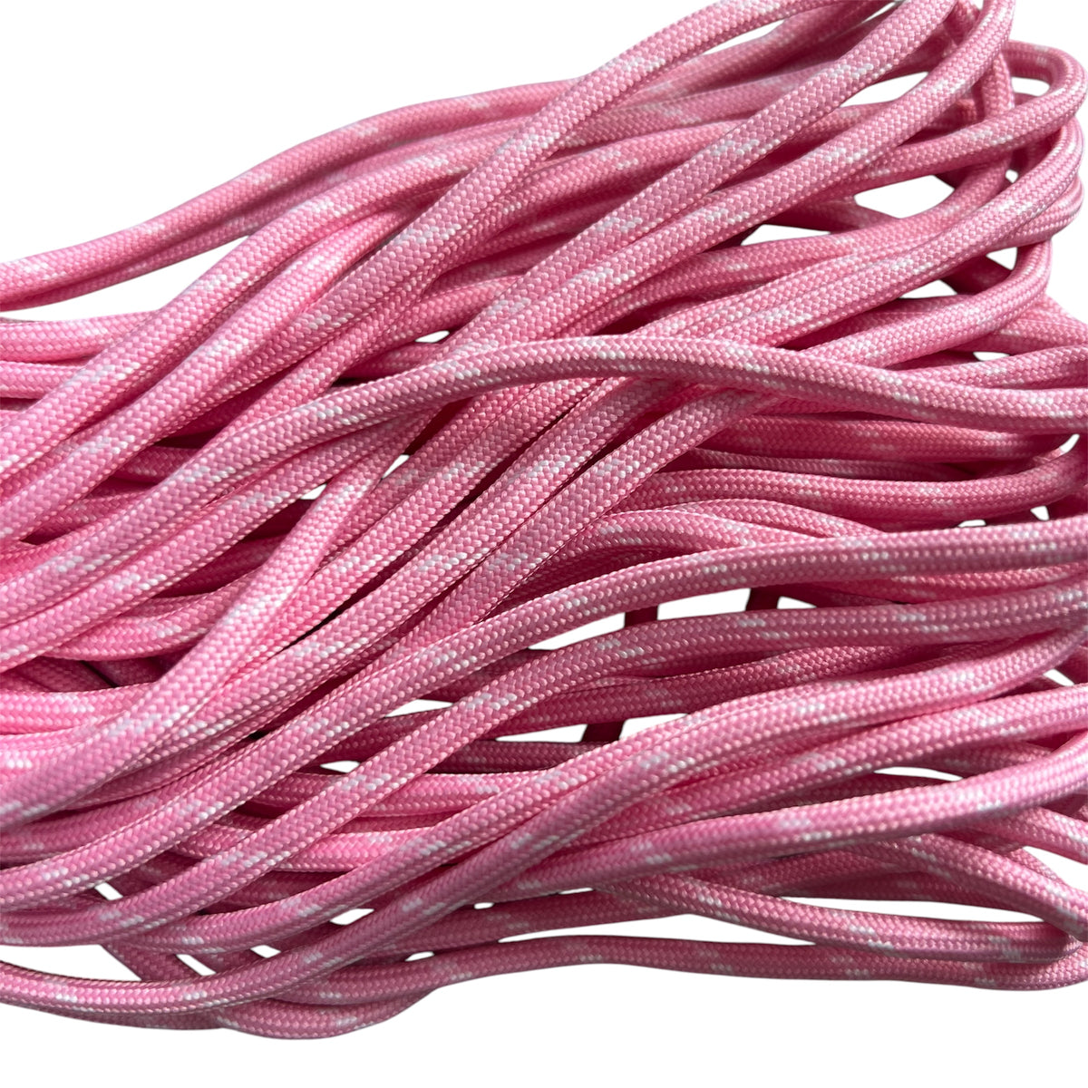 Parakoord Roze Wit 4mm - 1 meter-Koord-Kraaltjes van Renate
