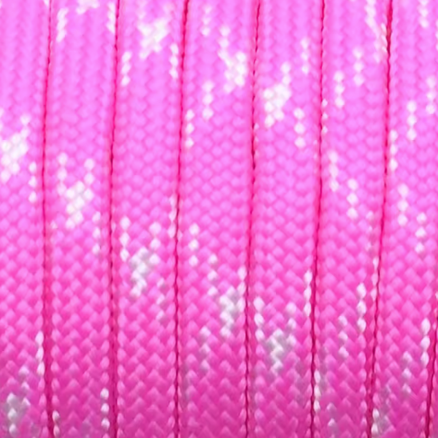 Parakoord Roze wit 4mm - 1 meter-koord-Kraaltjes van Renate
