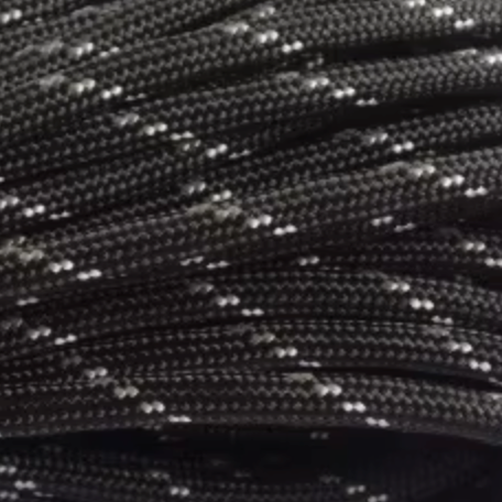 Parakoord Zwart 4mm - 1 meter-koord-Kraaltjes van Renate