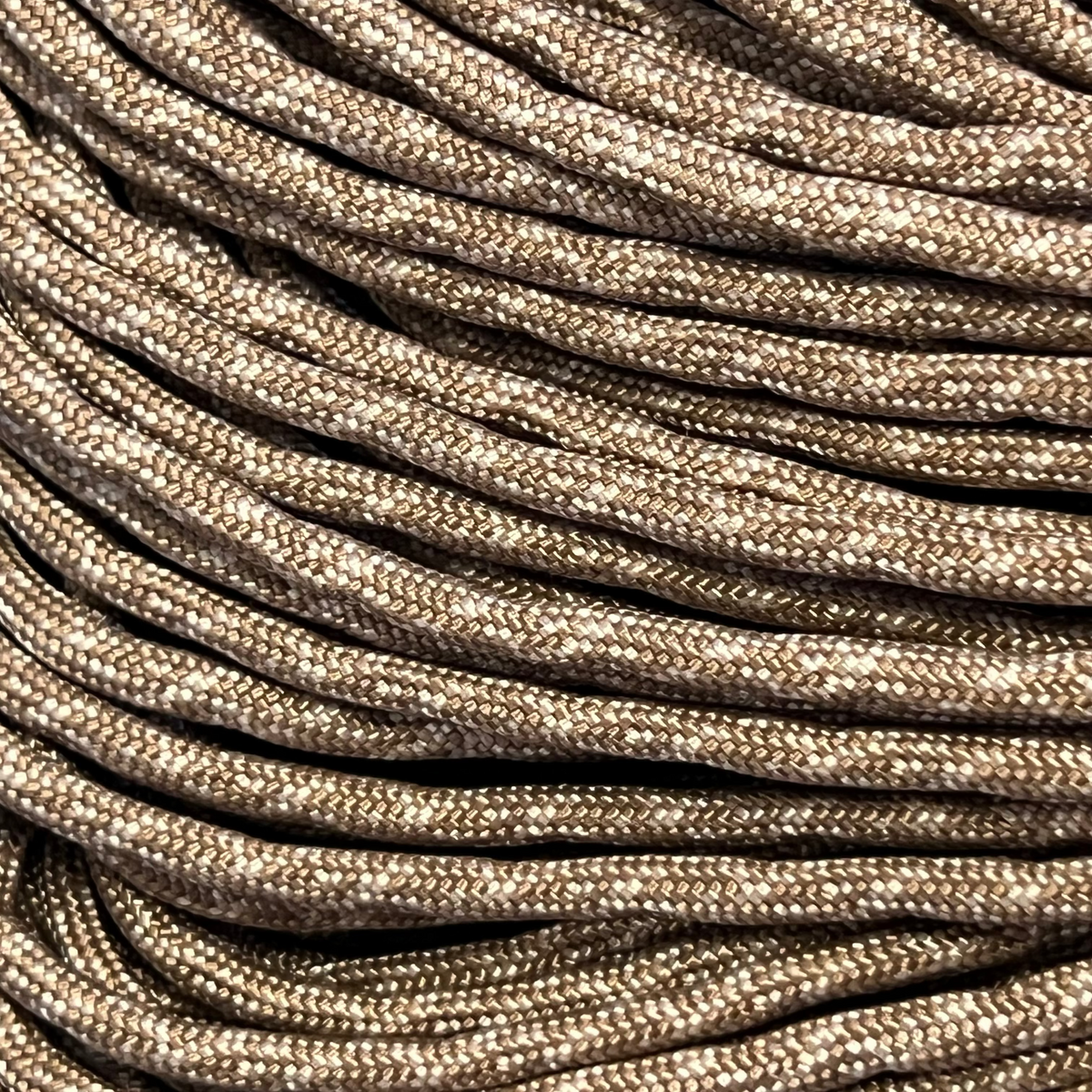 Parakoord bruin wit 4mm - 1 meter-koord-Kraaltjes van Renate