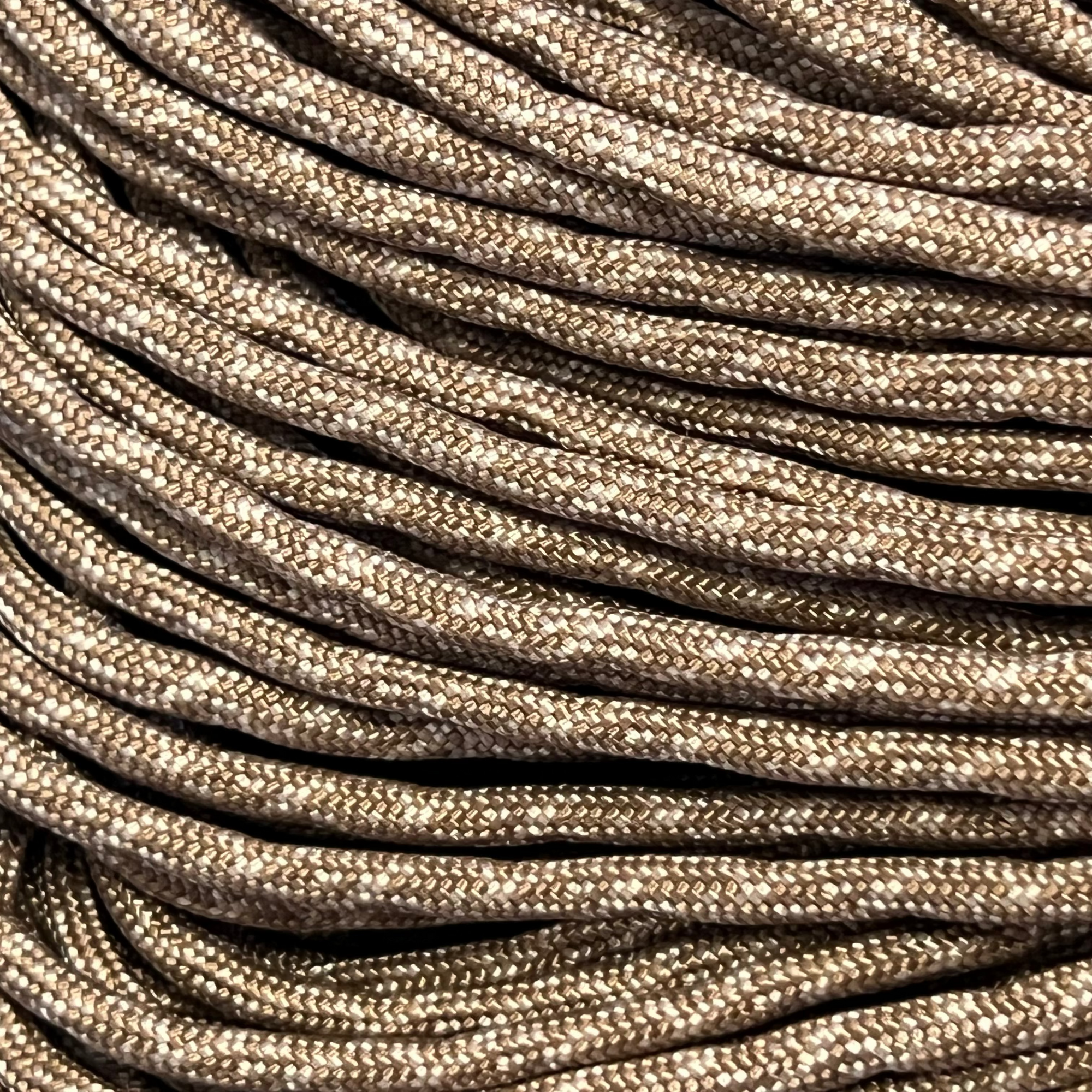 Parakoord bruin wit 4mm - 1 meter-koord-Kraaltjes van Renate