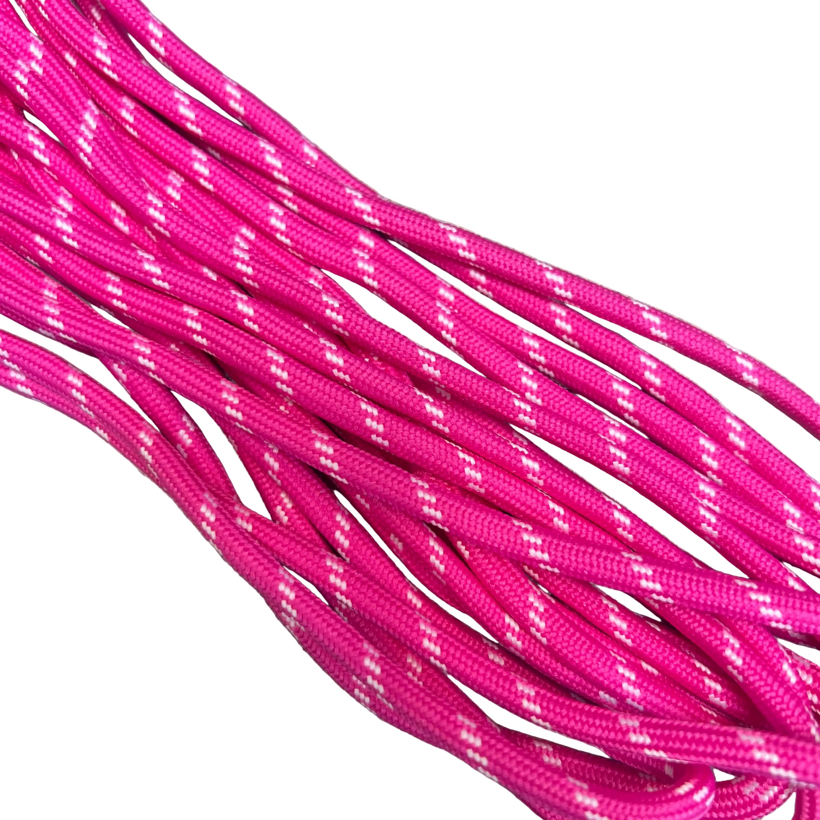 Parakoord donker roze wit 5mm - 1 meter-Koord-Kraaltjes van Renate
