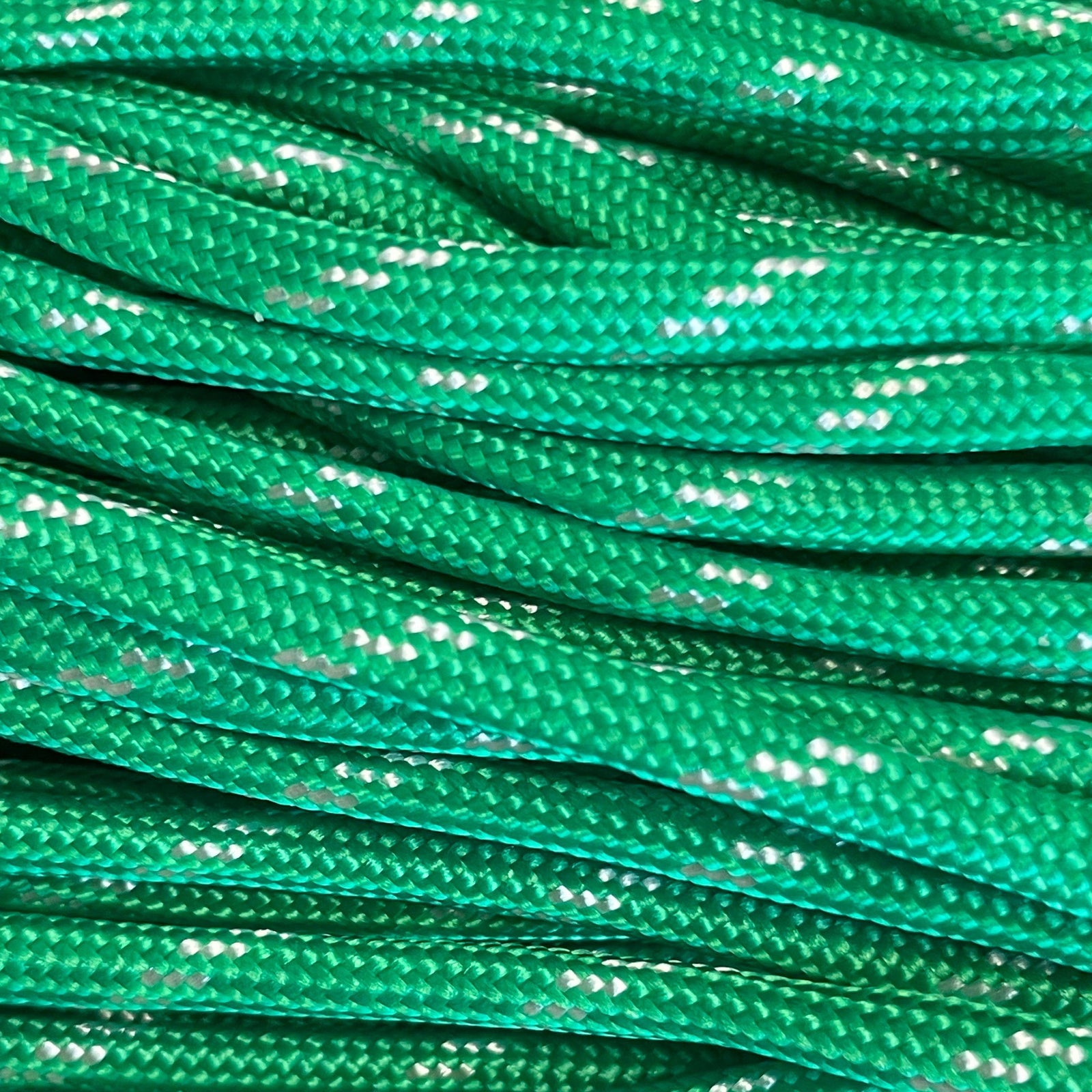 Parakoord groen-wit 4mm - 1 meter-koord-Kraaltjes van Renate