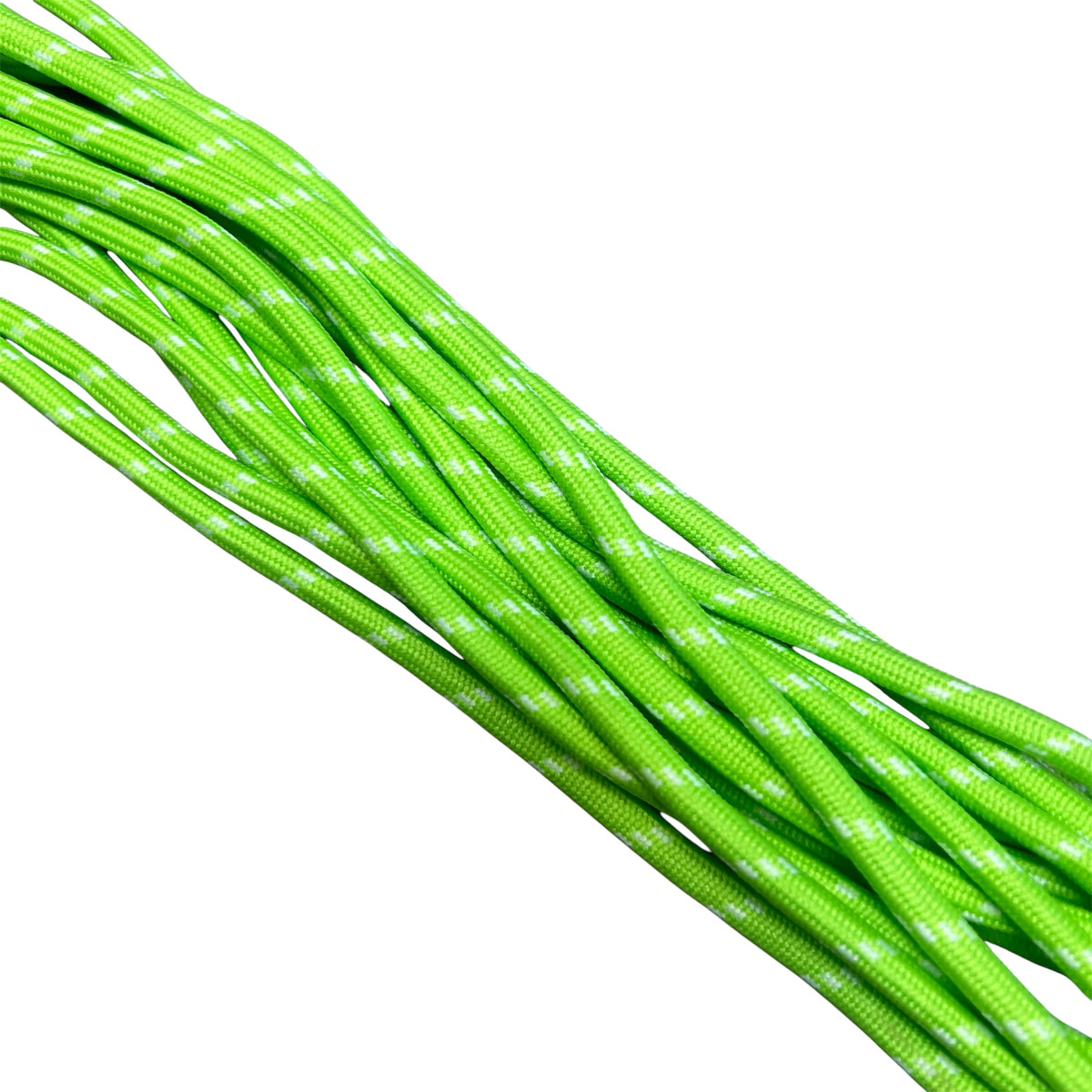 Parakoord groen wit 5mm - 1 meter-Koord-Kraaltjes van Renate