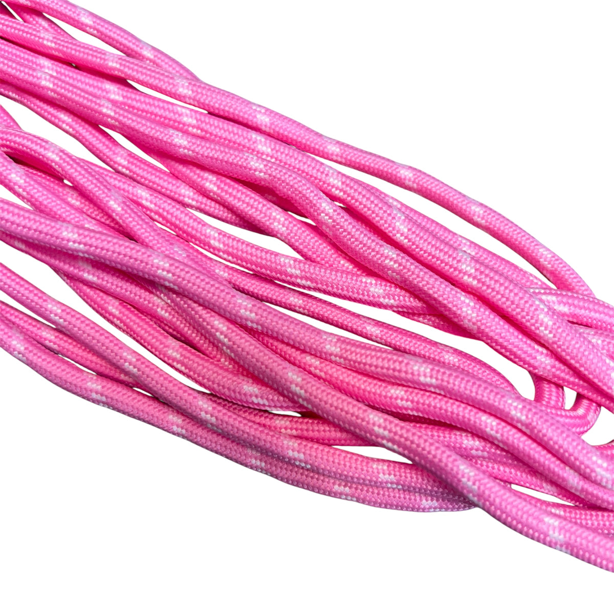 Parakoord lichtroze wit 5mm - 1 meter-Koord-Kraaltjes van Renate