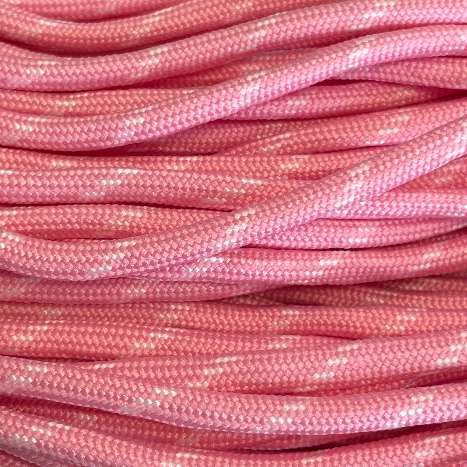 Parakoord roze-wit 4mm - 1 meter-koord-Kraaltjes van Renate