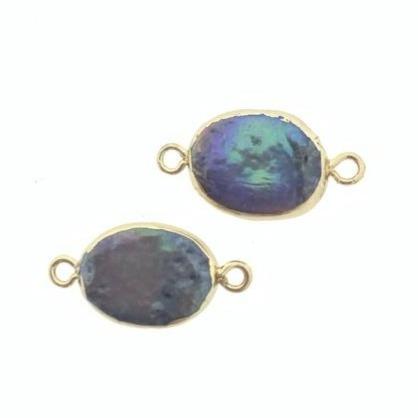 Parel tussenzetsel goud 20x12mm-Kraaltjes van Renate