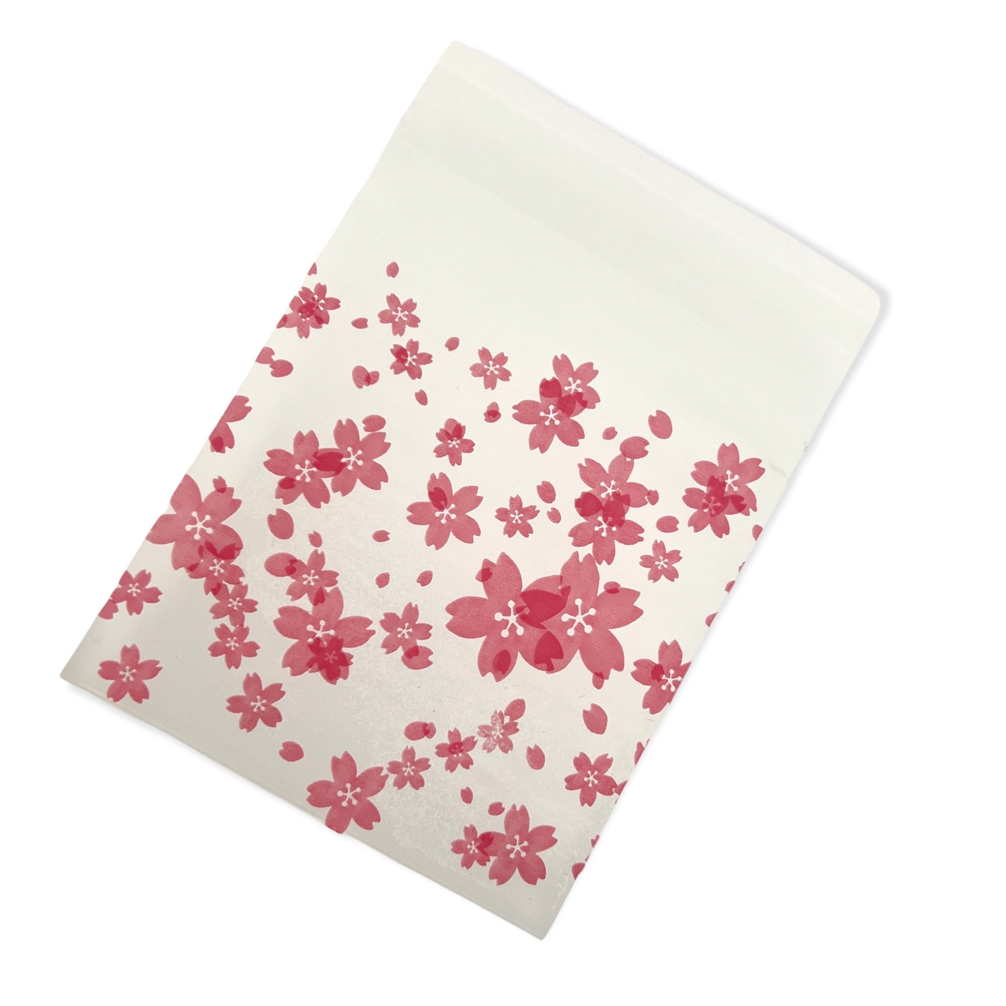 Plastic cadeauzakjes roze bloemetjes 10x8cm - 20 stuks-Inpakken-Kraaltjes van Renate