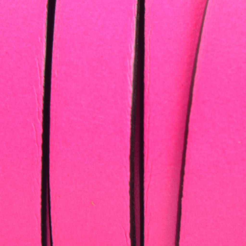 Plat Italian leer Hot pink 10x2mm - prijs per cm-Kraaltjes van Renate