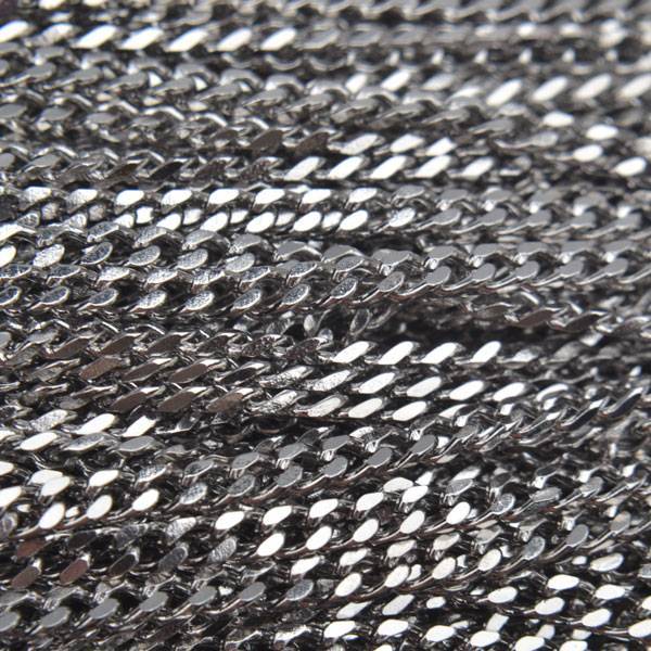 Platte RVS schakelketting 2,5x3,5mm - per 10cm-Kraaltjes van Renate