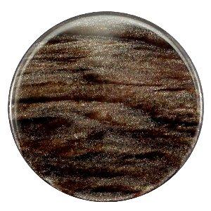 Platte cabochon polaris Sparkle dust Dark brown 35mm-Kraaltjes van Renate
