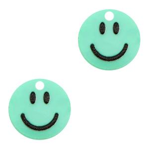 Plexx bedel smiley Mint green 12mm-Kraaltjes van Renate