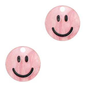 Plexx bedel smiley Shiny azalea pink 12mm-Kraaltjes van Renate