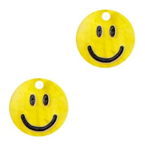 Plexx bedel smiley Shiny sunrise yellow 12mm-Kraaltjes van Renate