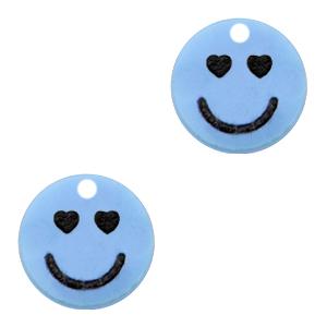 Plexx bedel smiley hearts Lavender blue 12mm-Kraaltjes van Renate