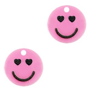 Plexx bedel smiley hearts Pink 12mm-Kraaltjes van Renate