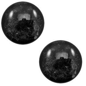Polaris cabochon Lively Black 7mm-Kraaltjes van Renate