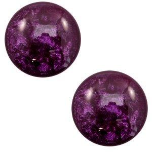 Polaris cabochon Lively Dark purple 7mm-Kraaltjes van Renate
