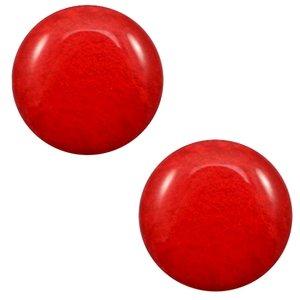 Polaris cabochon Mosso shiny Candy red 7mm-Kraaltjes van Renate