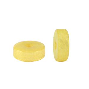 Polaris kralen disc Lucido Lemon yellow 6mm- per 5 stuks-Kralen-Kraaltjes van Renate