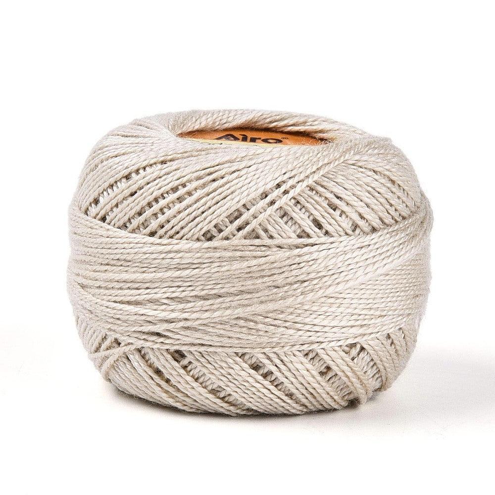Polyester Koord Gevlochten Antiekwit 0.5-1mm - per rol-Koord-Kraaltjes van Renate