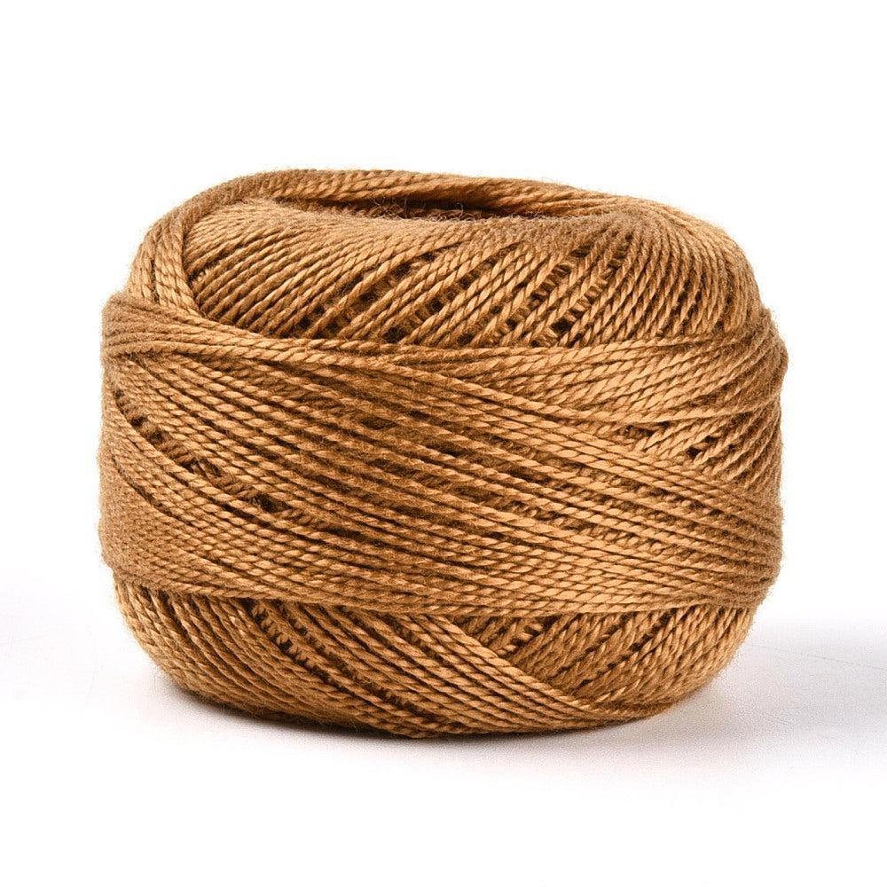 Polyester Koord Gevlochten Peru Bruin 0.5-1mm - per rol-Koord-Kraaltjes van Renate