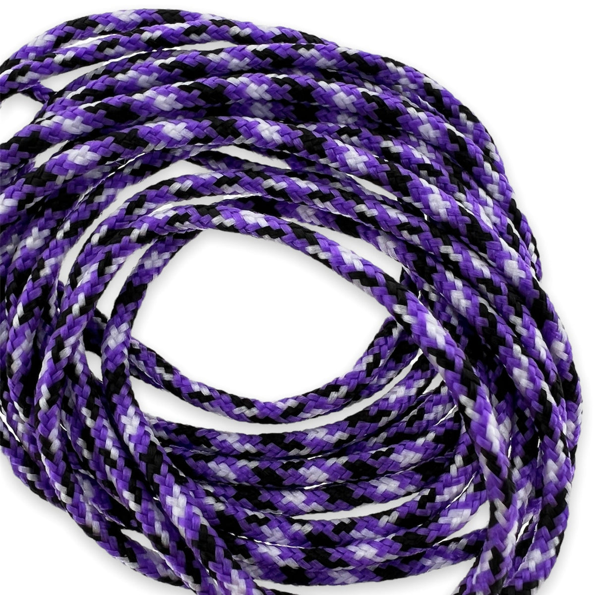 Polyester koord 2mm Dark Violet - 2 meter-koord-Kraaltjes van Renate