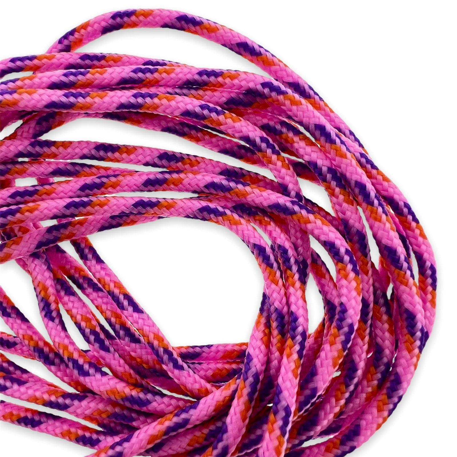 Polyester koord 2mm Hot Pink - 2 meter-koord-Kraaltjes van Renate