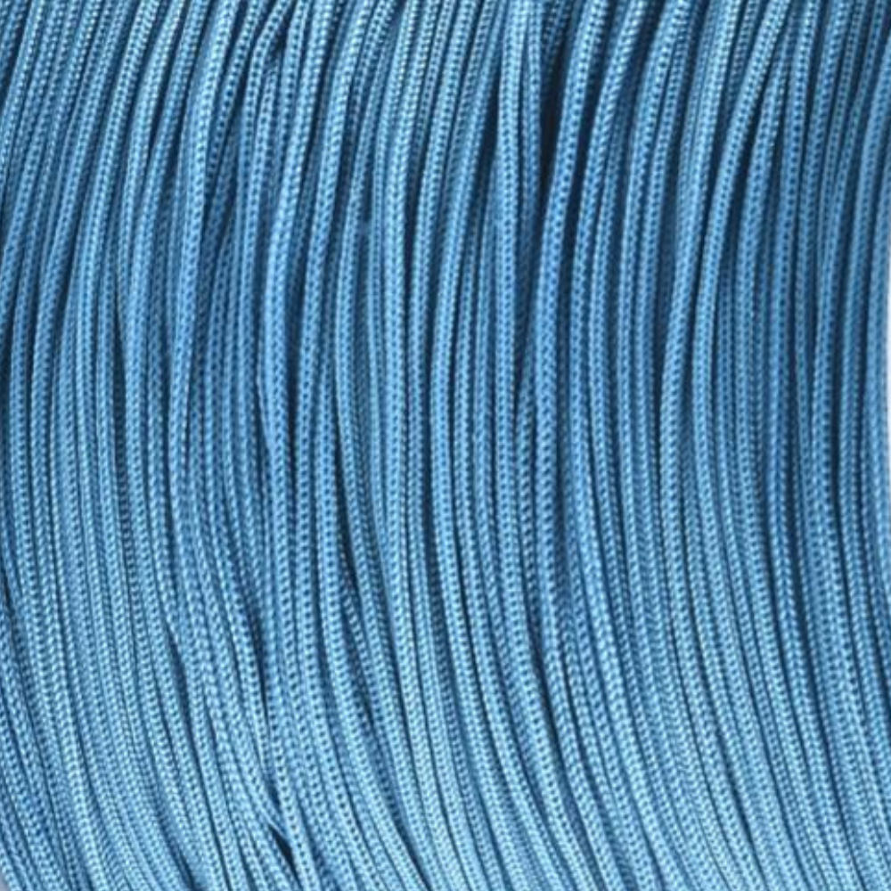 Polyester koord aqua blauw 0.5mm - per 5 meter-koord-Kraaltjes van Renate