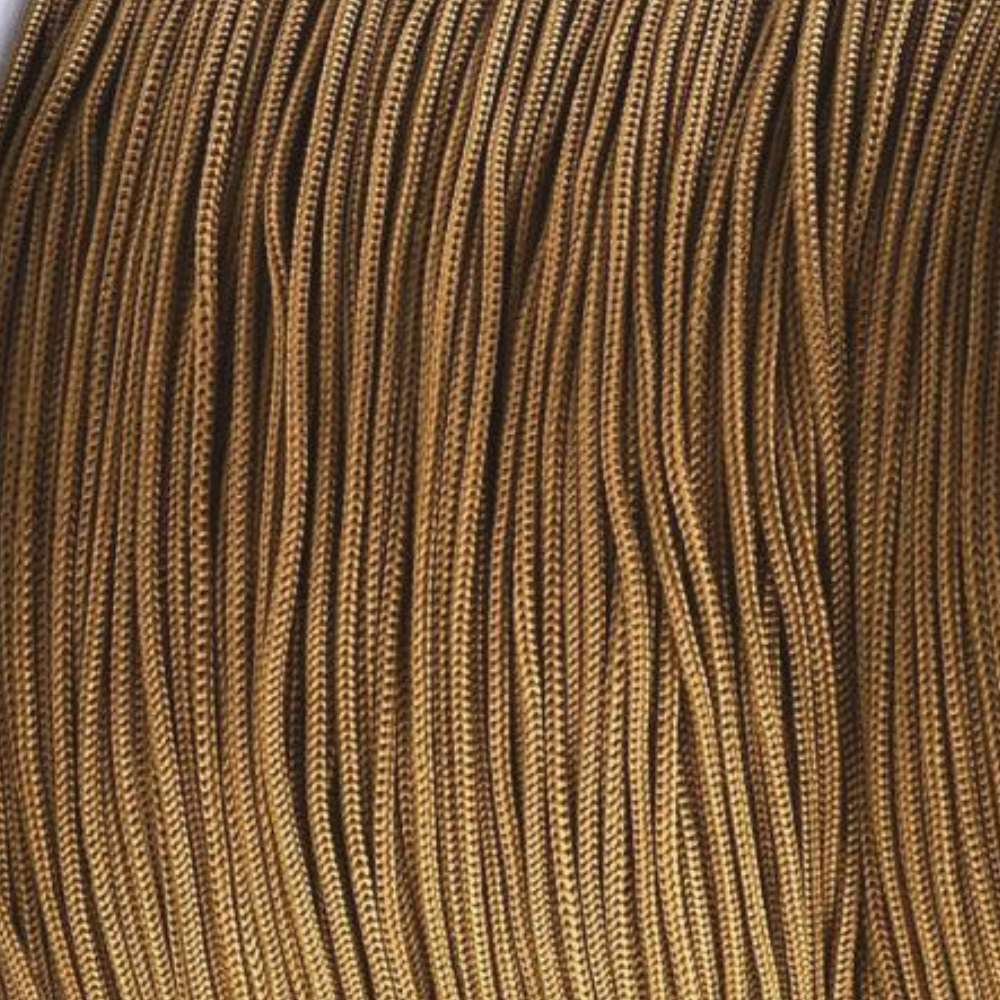 Polyester koord camel bruin 0.5mm - per 5 meter-koord-Kraaltjes van Renate