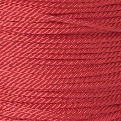 Polyester koord rood 2mm- per meter-koord-Kraaltjes van Renate