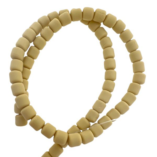 Polymeer disc kralen Light olive 6,5x6mm - ±30 stuks-Kralen-Kraaltjes van Renate