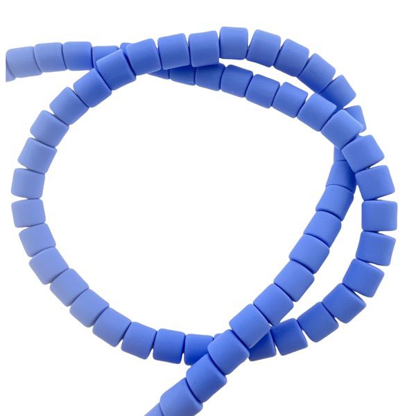 Polymeer disc kralen Medium slate blue 6,5x6mm - ±30 stuks-Kralen-Kraaltjes van Renate