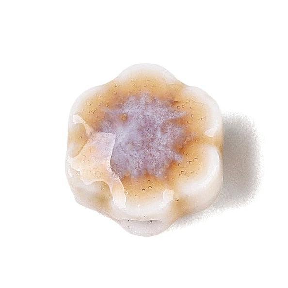 Porseleinkraal Rond Bloem Multicolor 10mm - per stuk-Kralen-Kraaltjes van Renate