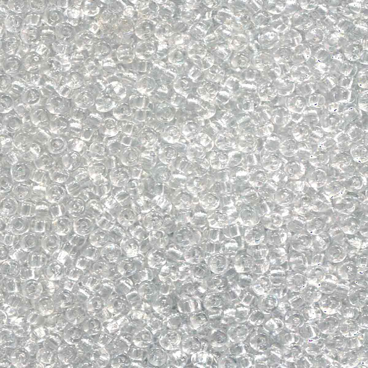 Preciosa Rocailles 00050 Crystal 8/0 (3.0mm) - 10 gram-Kralen-Kraaltjes van Renate