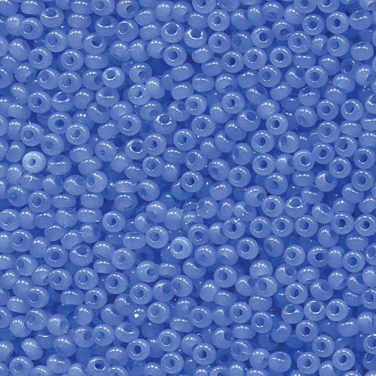 Preciosa Rocailles 02631 Tanzaniet Opaal 8/0 (3.0mm) - 10 gram-Kralen-Kraaltjes van Renate