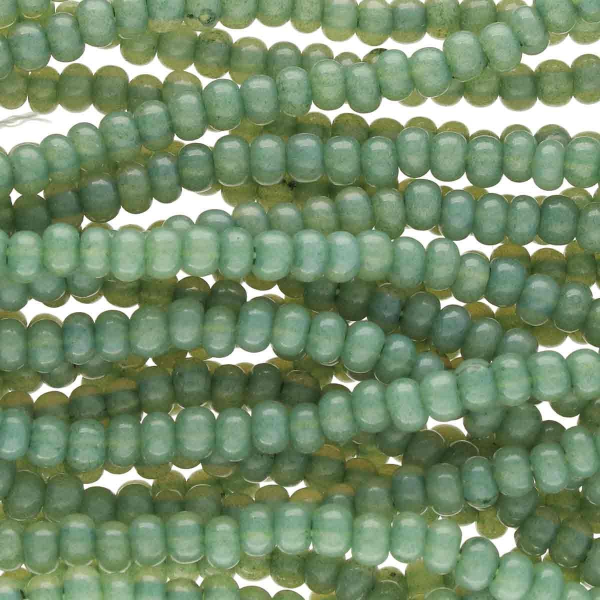 Preciosa Rocailles 02663 Jade groen 8/0 (3.1mm) - 10 gram-Kralen-Kraaltjes van Renate