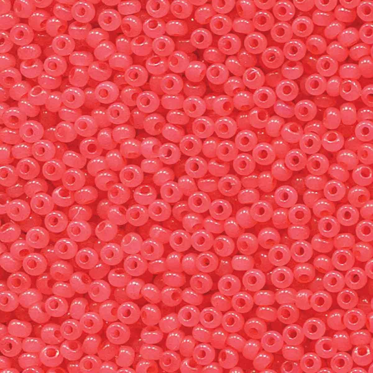 Preciosa Rocailles 02691 Zalm Opaal 8/0 (3.0mm) - 10 gram-Kralen-Kraaltjes van Renate