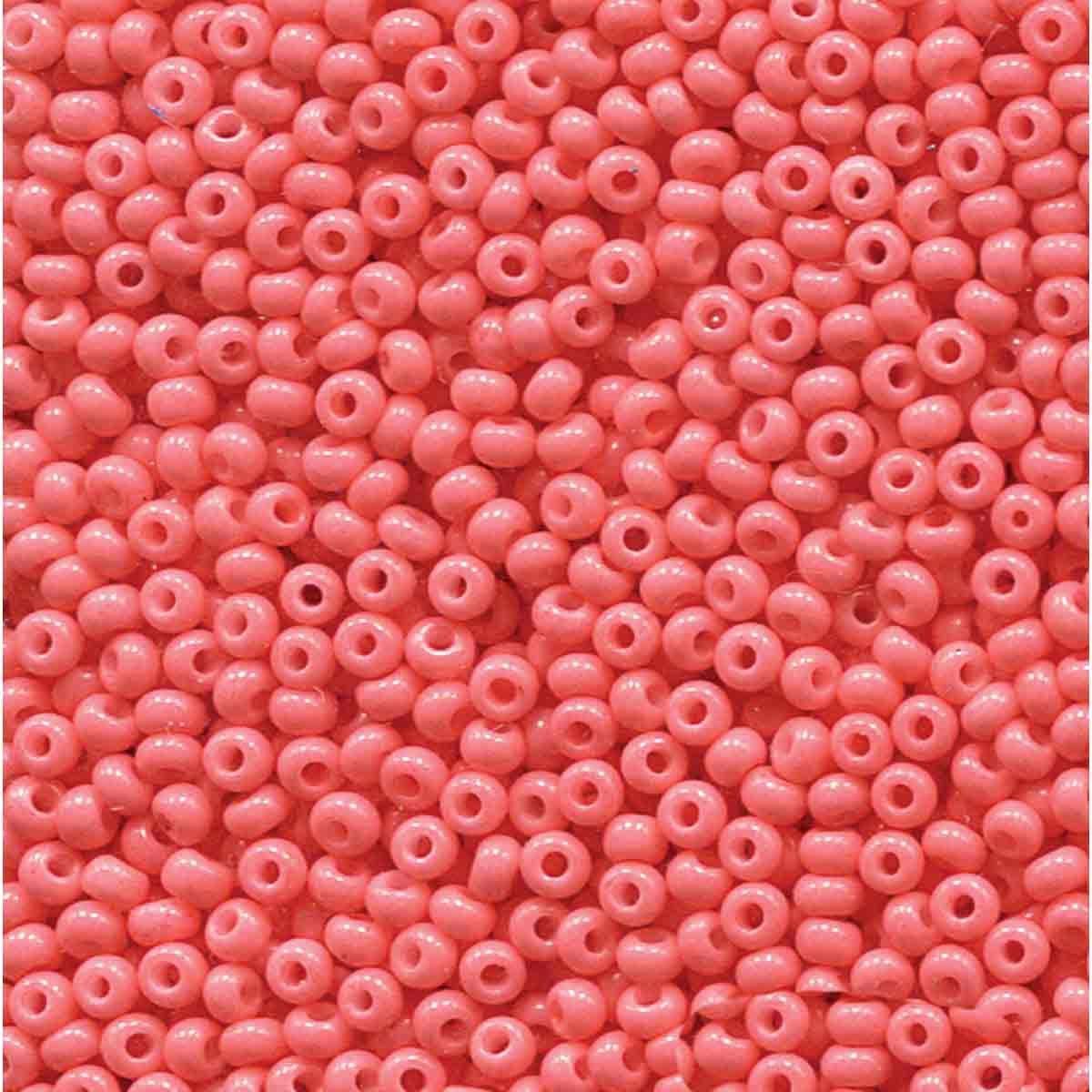 Preciosa Rocailles 03691 Zalm Opaak 8/0 (3.0mm) - 10 gram-Kralen-Kraaltjes van Renate