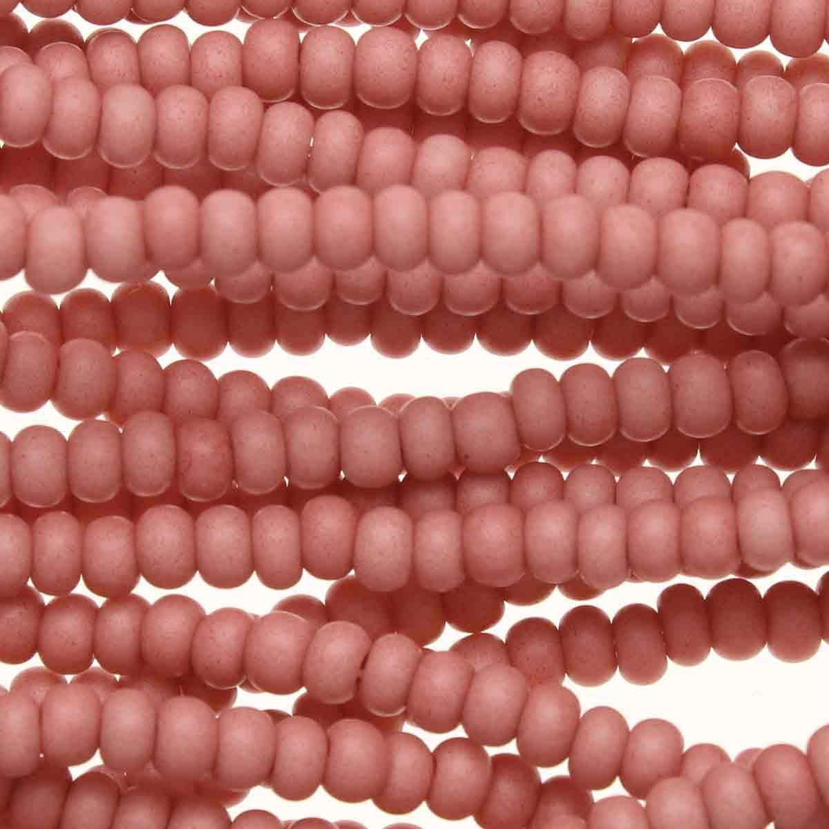 Preciosa Rocailles 07303 Roze Opaak Lichtgekleurd 8/0 (3.0mm) - 10 gram-Kralen-Kraaltjes van Renate