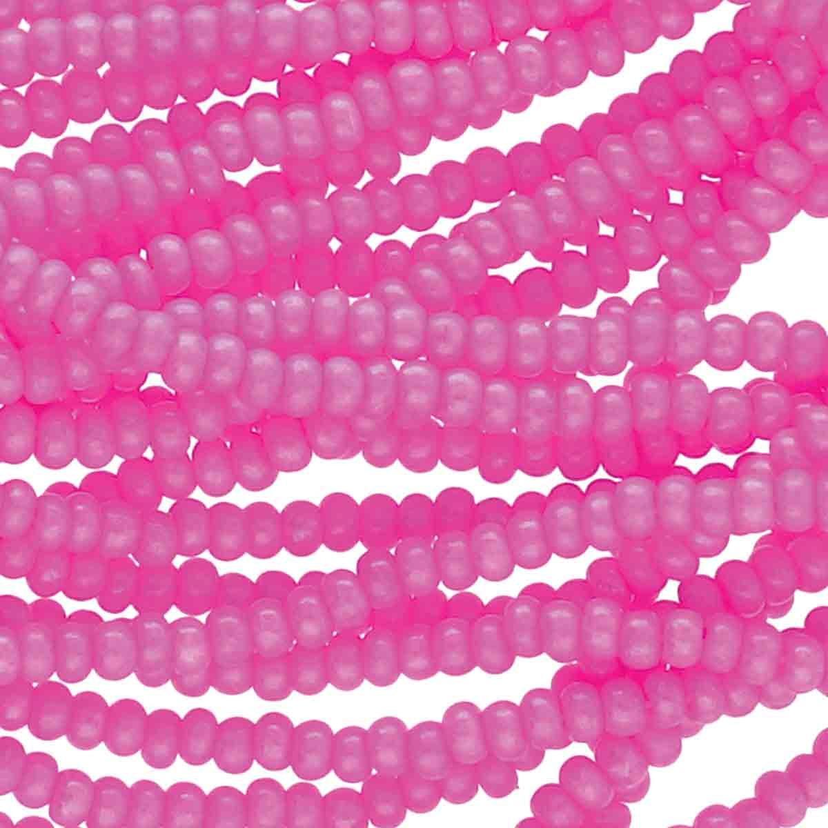 Preciosa Rocailles 16177 Opaak Geverfd Roze 8/0 (3.0mm) - 10 gram-Kralen-Kraaltjes van Renate