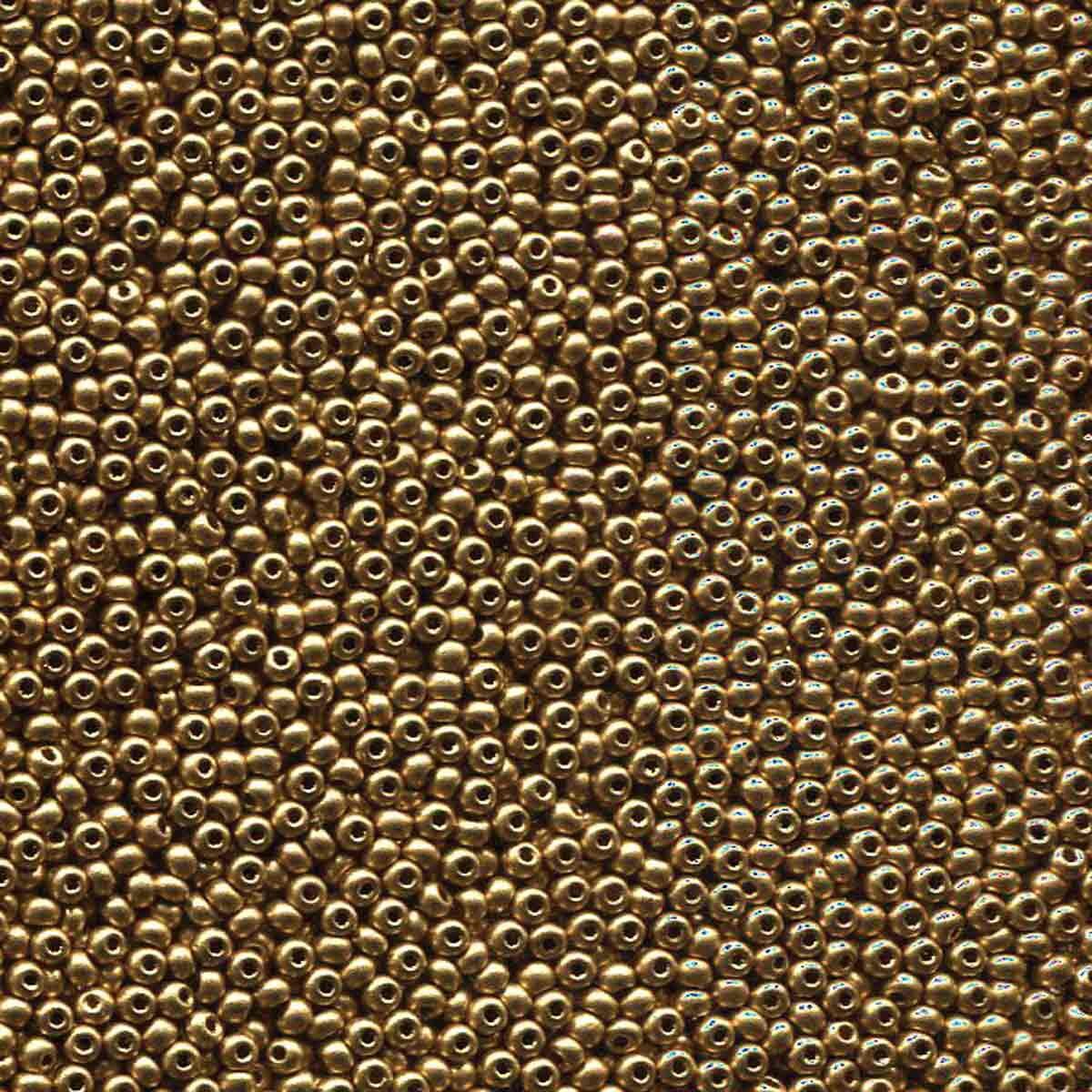 Preciosa Rocailles Lichtbrons Goud 8/0 - 10 gram-Kralen-Kraaltjes van Renate