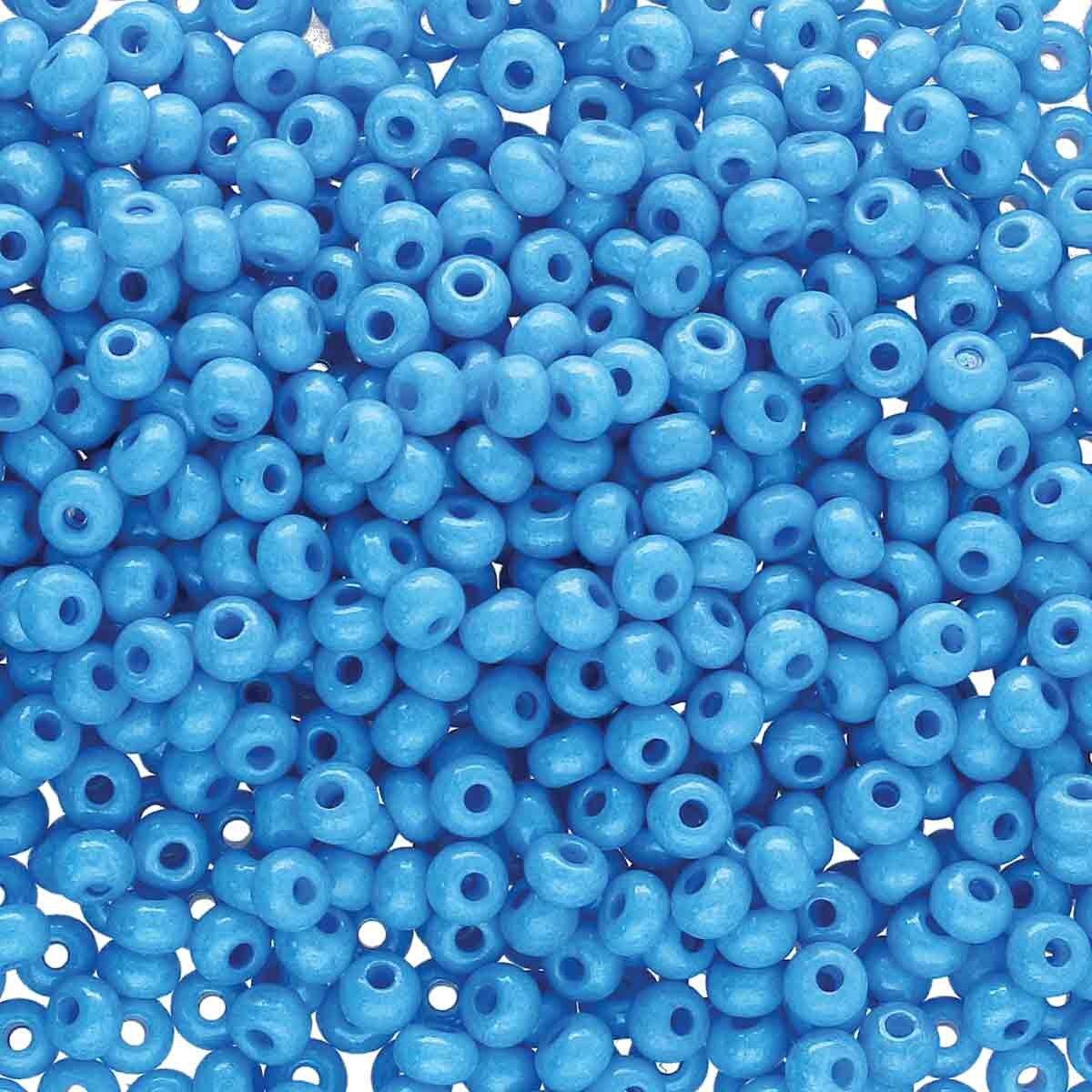 Preciosa Rocailles Opaak Blauw Terra 8/0 - 10 gram-Kralen-Kraaltjes van Renate