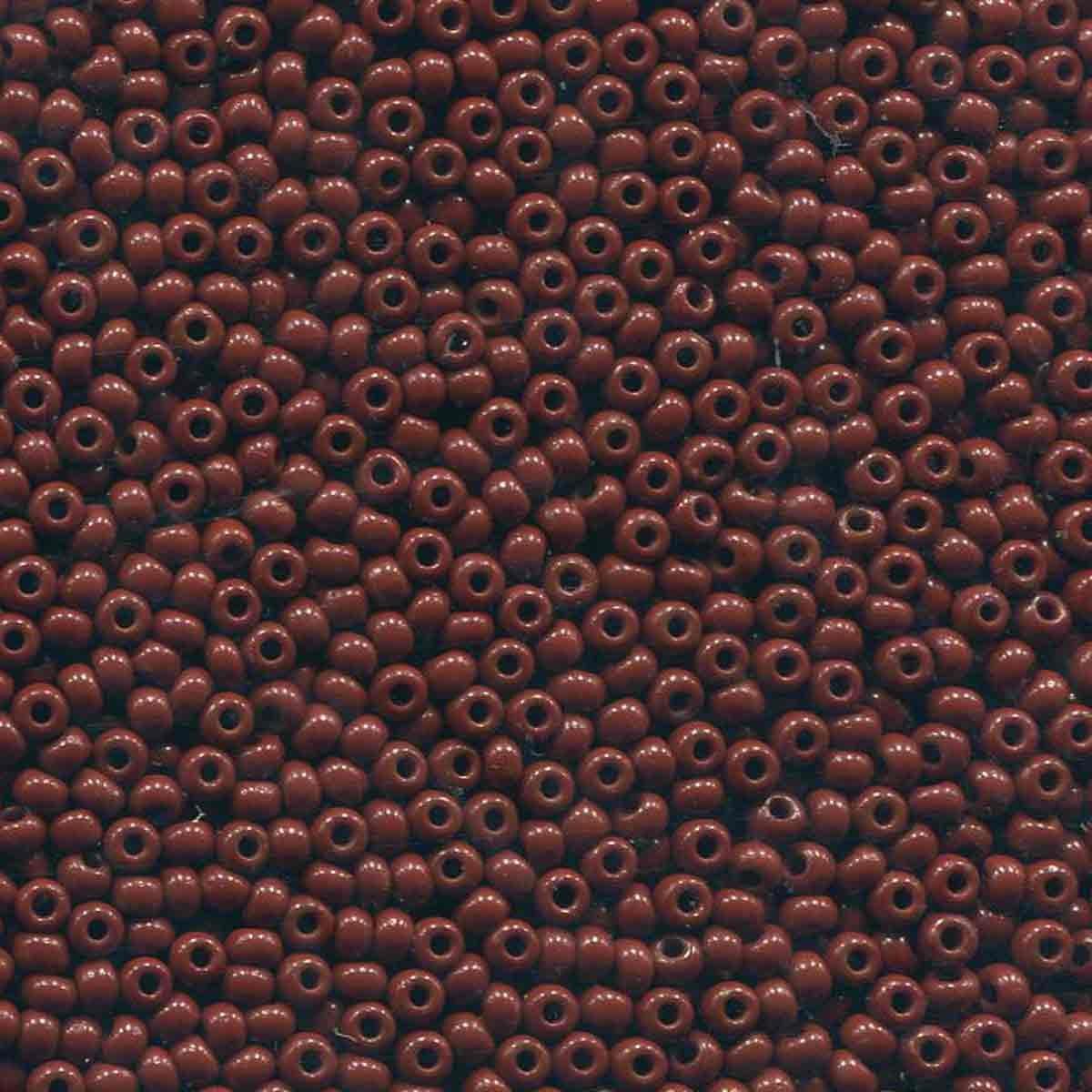 Preciosa rocailles Brown 8/0 (3mm) - 10 gram-Kralen-Kraaltjes van Renate