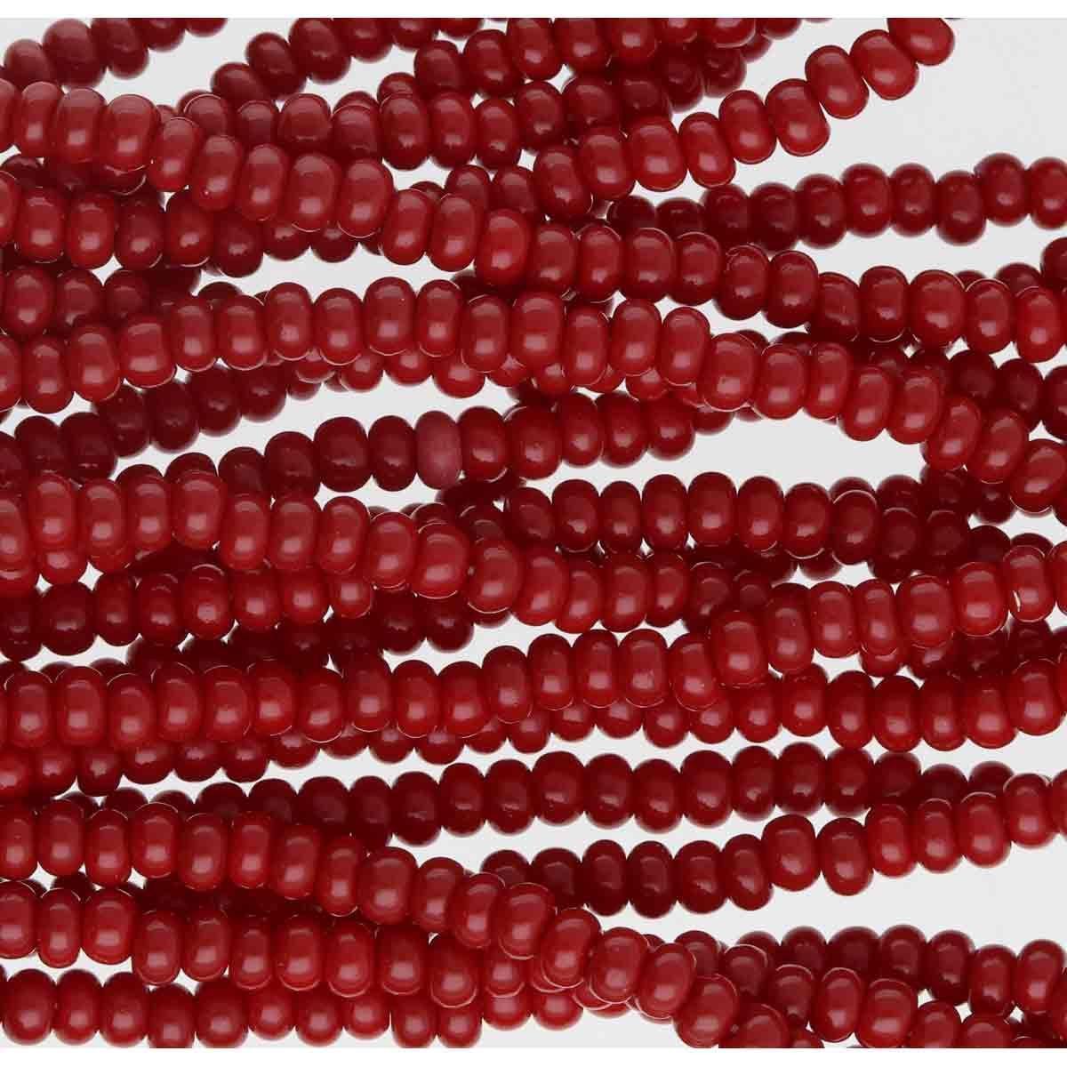 Preciosa rocailles Dark Red Wine 8/0 (3mm) – 10 gram-Kralen-Kraaltjes van Renate