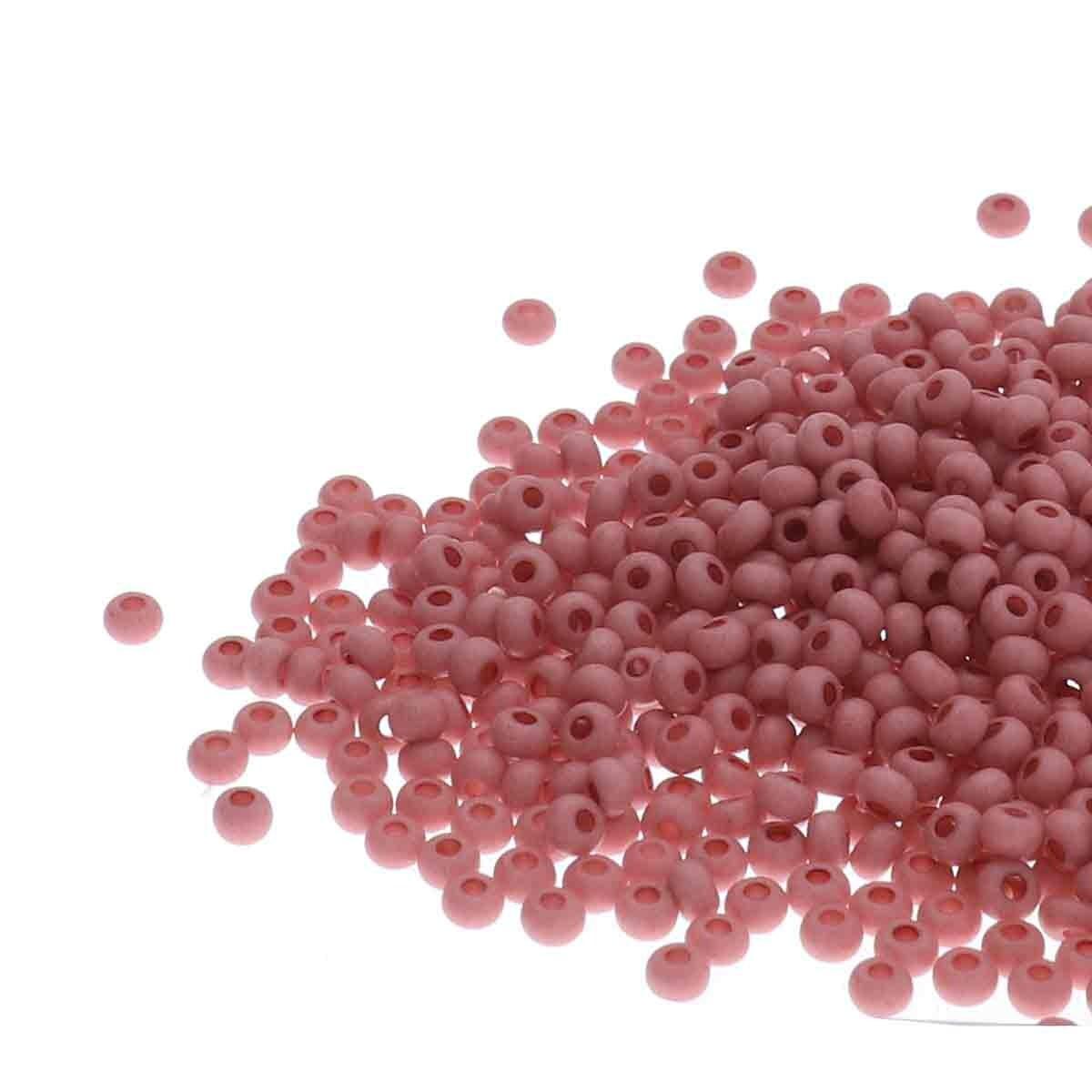 Preciosa rocailles SB11-07303 Pink Opaque 11/0 (2mm) - 10 gram-Kralen-Kraaltjes van Renate