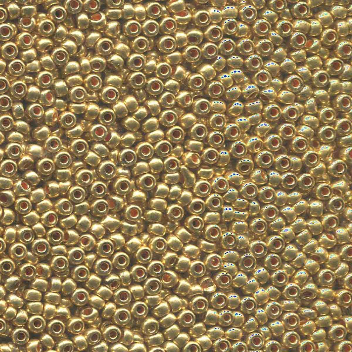 Preciosa rocailles SB11-18581 terra gold 11/0 (2mm) - 10 gram-Kralen-Kraaltjes van Renate