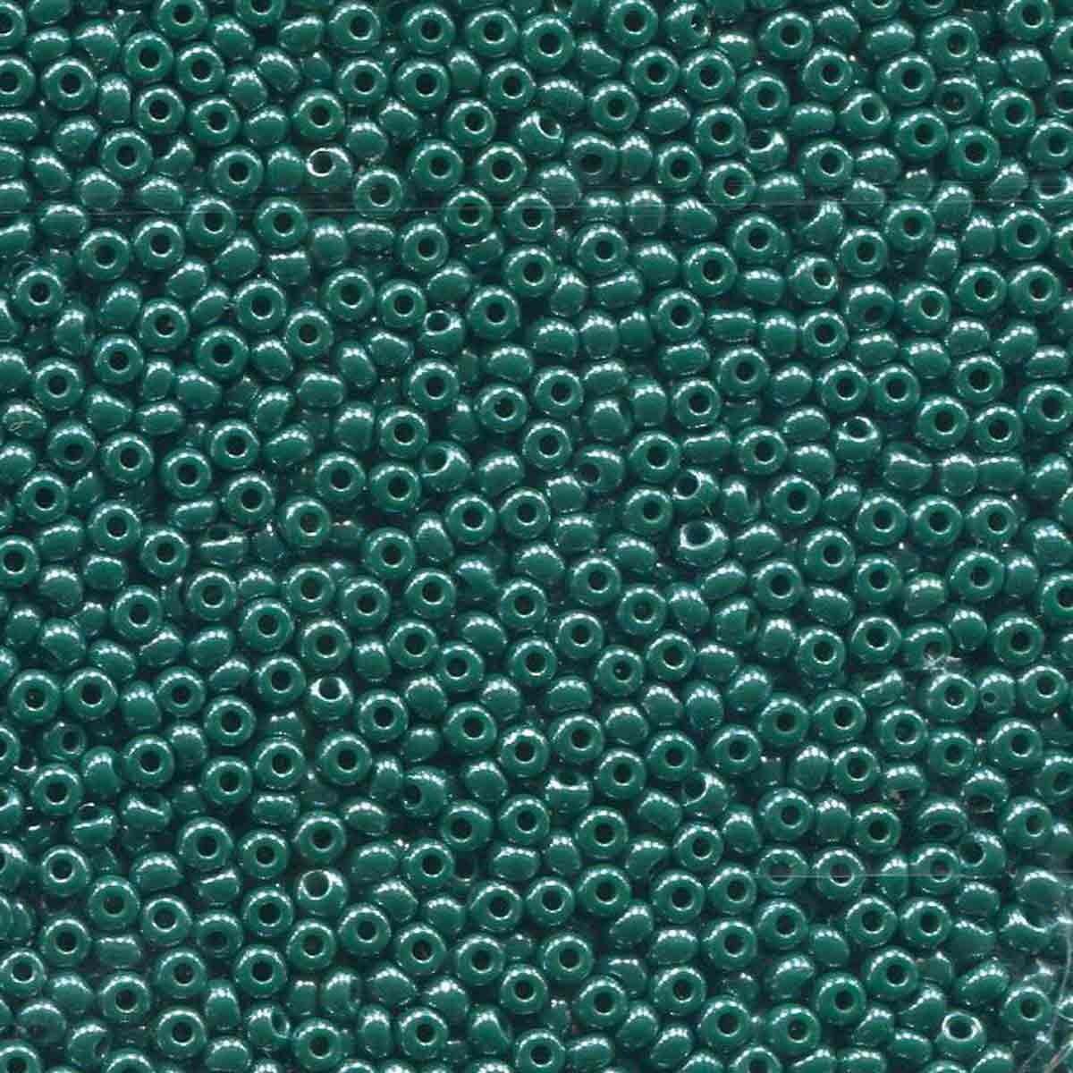 Miyuki rocailles SB11-58240 Dark Green Opaque Lustre 11/0 (3mm) - 10 gram-Kralen-Kraaltjes van Renate